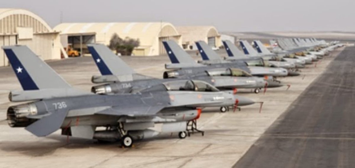 JoaquinContri's tweet photo. Que linda imagen para recordar que Chile es potencia con el F-16 y lo será siempre en América latina 🤝🏽 https://t.co/L7gUDjMbwV