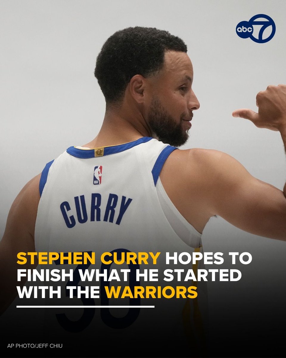 abc7newsbayarea's tweet photo. Stephen Curry is committed to keeping some of the reliable, familiar faces around him on the Golden State Warriors for the stretch run of his career. https://t.co/bUU3zgAgcr https://t.co/vctbCJEfij