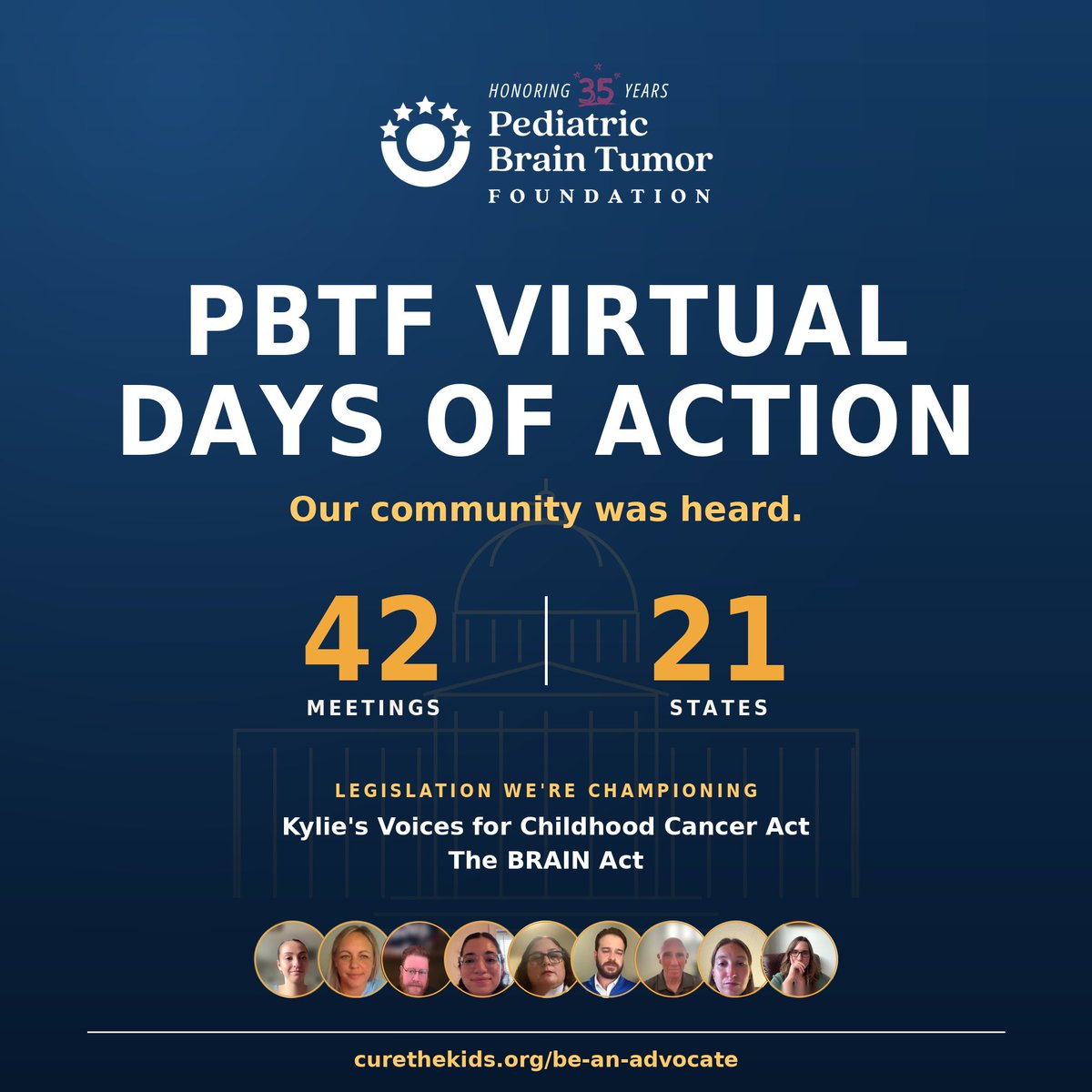PBTF's tweet photo. Last week, pediatric cancer advocates took part in PBTF's Annual Virtual Days of Action.
42 meetings. 21 states. One message: children deserve to be heard.
Thank you, @RepBrianFitz and Rep. Sarah McBride, for cosponsoring Kylie's Voices.
Add your voice: https://t.co/qFJ0Gc42Il https://t.co/NgseItLEK6
