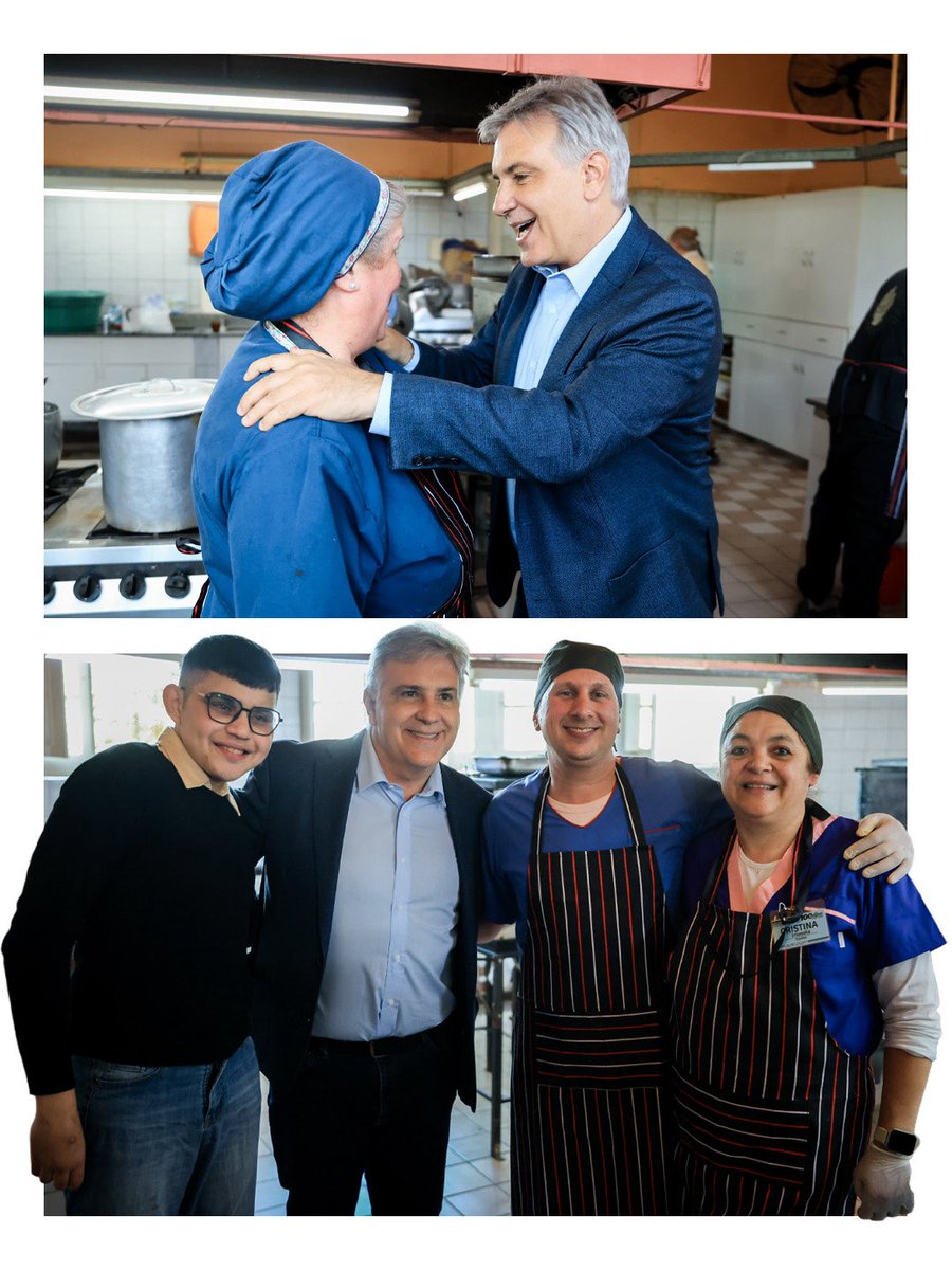 MartinLlaryora's tweet photo. El almuerzo de hoy en #RíoCuarto fue muy especial, porque tuve la alegría de compartirlo con los abuelos del Hogar San José, una querida institución que el próximo 5 de diciembre cumplirá 100 años de vida.

Durante el encuentro anuncié que la Provincia aportará 30 millones de pesos para realizar la obra de calefacción del Hogar, donde viven 64 personas mayores y trabajan diariamente 25 colaboradores.

Instituciones como esta nos recuerdan el enorme valor de la solidaridad y del compromiso con los demás. Ser comunidad también es ser familia, tender una mano, acompañarnos y cuidar con cariño y respeto a nuestros mayores.

Porque una comunidad progresa con infraestructura y nuevas oportunidades, pero también cuidando a quienes más lo necesitan, fortaleciendo sus instituciones y preservando su historia.

Ese es el camino que elegimos en #Córdoba: trabajar unidos, estar cerca y hacer para que cada cordobés pueda vivir mejor.

#HacerParaCrecer