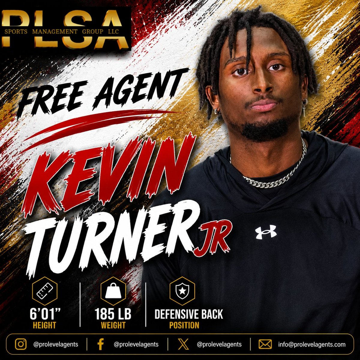 ProLevelAgents's tweet photo. ‼️FREE AGENT - READY TO SIGN FOR 2027‼️

🎥 Film &amp; Info:
https://t.co/UGZQ93Cna6

#ArenaFootball #Football #IndoorFootball #NFL #CFL #UFL #LFA #GFL #FreeAgent https://t.co/GukLlem1KB