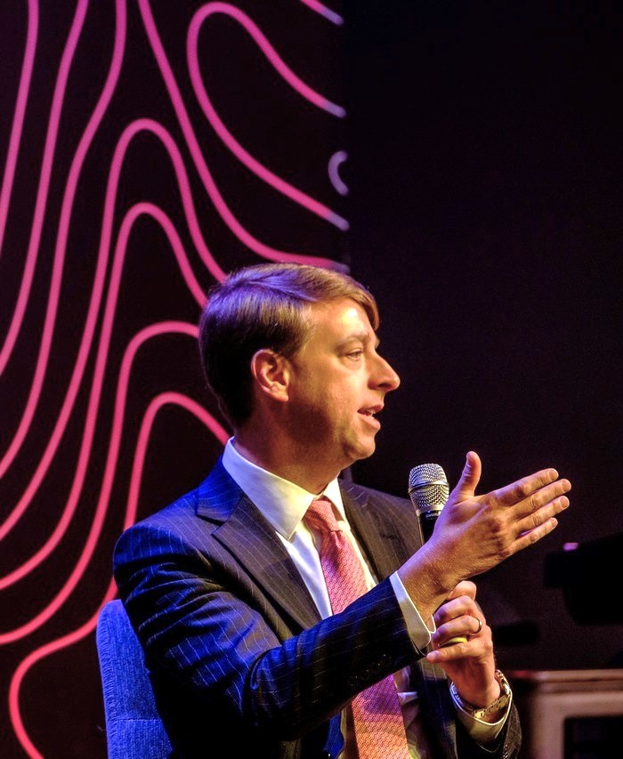 USAO_WDNC's tweet photo. U.S. Attorney Russ Ferguson spoke at @NCFaithFreedom's Salt and Light Conference in Marion, N.C. about the First Step Act, criminal justice, and recidivism. "The point of criminal justice is not just incarceration," said U.S. Attorney Ferguson, "but rehabilitation and giving people a meaningful opportunity to turn their lives around."