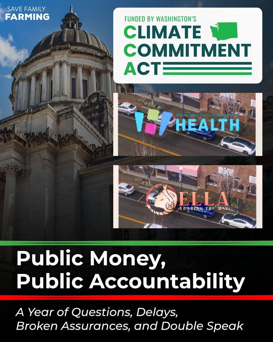savefarming's tweet photo. It all started with a logo.
We asked four basic questions:
The result should concern anyone who believes public money should come with meaningful accountability.

https://t.co/0IWA1w7EFY

@GovBobFerguson @WADeptHealth @WaStateAuditor

#WALeg #pnw #taxes #misappropriation #ethics https://t.co/aXgw9qcJgN