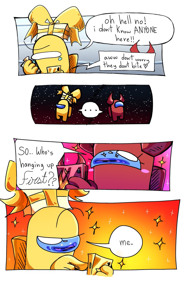SofMark_'s tweet photo. Ok i remembered to keep posting my comic today,,, 💝💝
#amongus #amongusart #amongusOC #amonguscomic #SpaceDanger https://t.co/aiWRG2DUWM