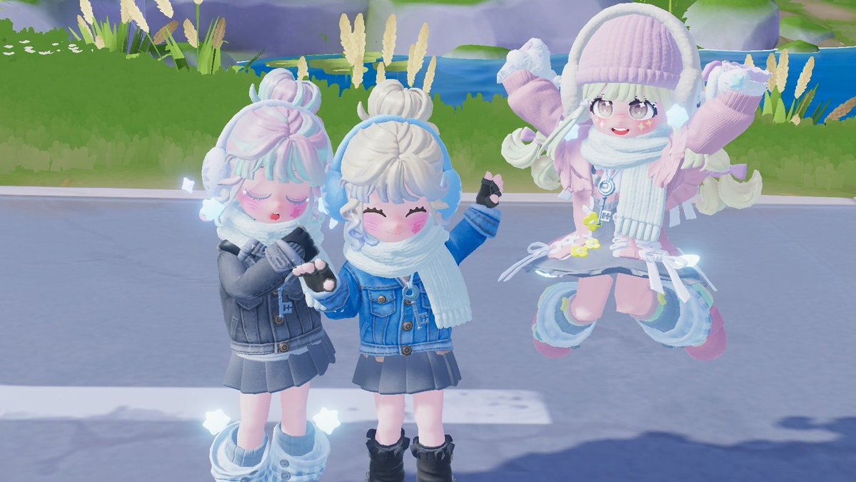 uzu_heartopia's tweet photo. お揃いマフラー⸜  ෆ  ⸝‍ https://t.co/A8dcWVpRIl