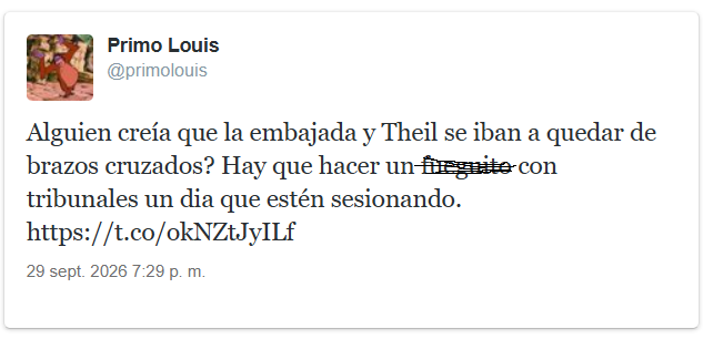 primolouis's tweet photo. Me bloquearon la cuenta por este post, alguien lo denunció porque le pareció violento. Acá, violento. Asi que lo voy a reiterar sin la violencia. https://t.co/W1ZM0oIPux