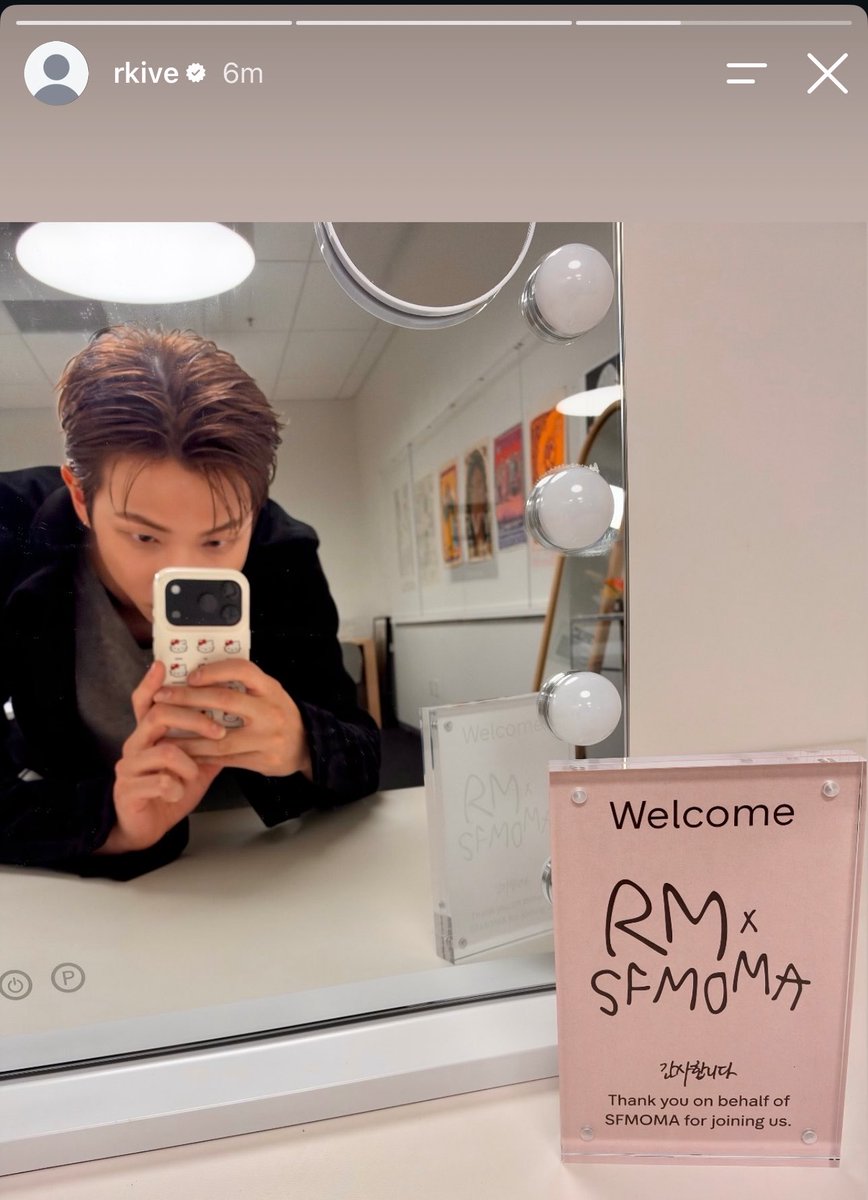 tksovers's tweet photo. So proud of you 🤍 #RMxSFMOMA https://t.co/CFVqO0MsRd