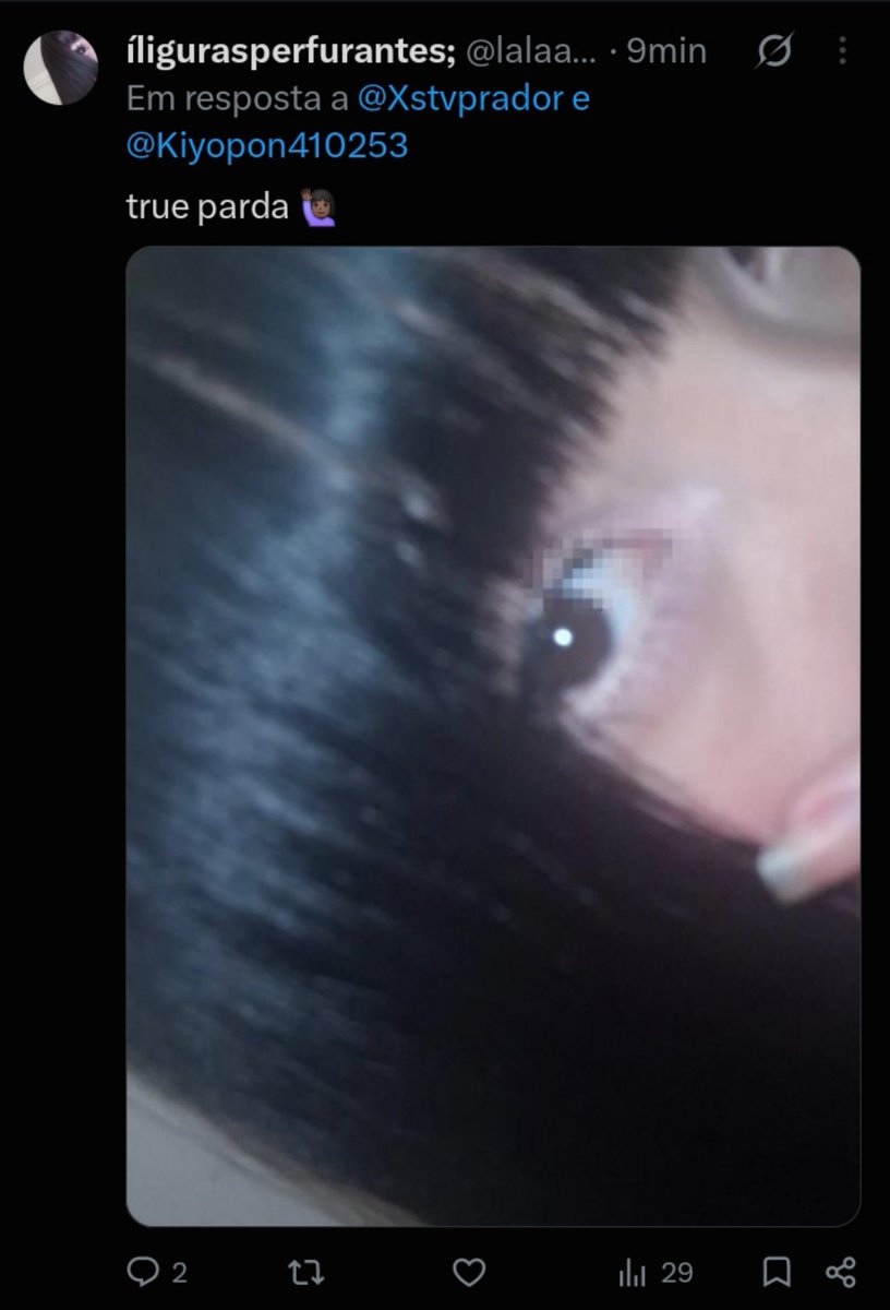Xstvprador's tweet photo. •Pardola
•Se enche de filtro 
•Tira foto escondendo o nariz negroide
•Larpa de nazi
•Foi estudada pelo próprio tio

Estereótipo de Foid paneleiro, se chutar uma árvore cai dez dessas depósito https://t.co/hWnFhfmLHN