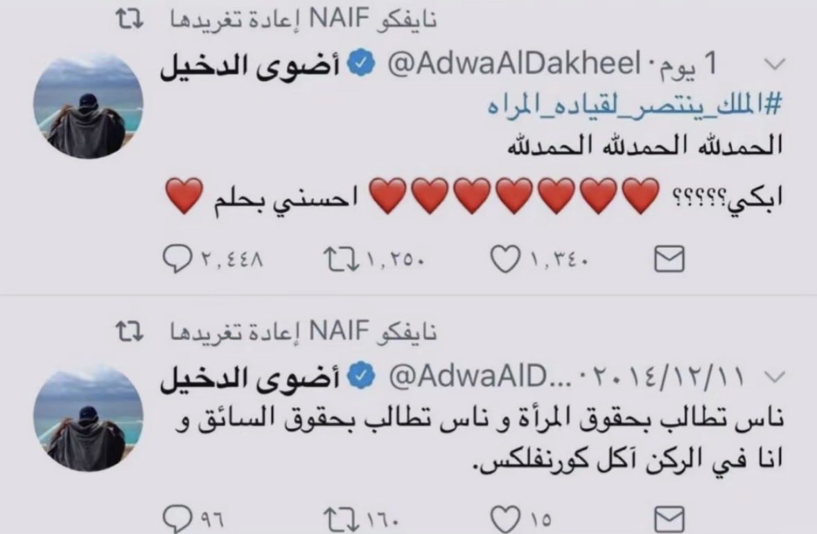 User1299909's tweet photo. ترا  المتسلقات المستشرفات والجبانات هم اول من يستفيد من النضالات والقرارات اللي استخفوا فيها مثل الاخت ذي ، لذلك لا تلتفتون لهن ولا يحبطونكم 
#٢٠٣٠_بلا_نقاب #بلا_نق #بلا_عباية https://t.co/Pjj3nIuDex
