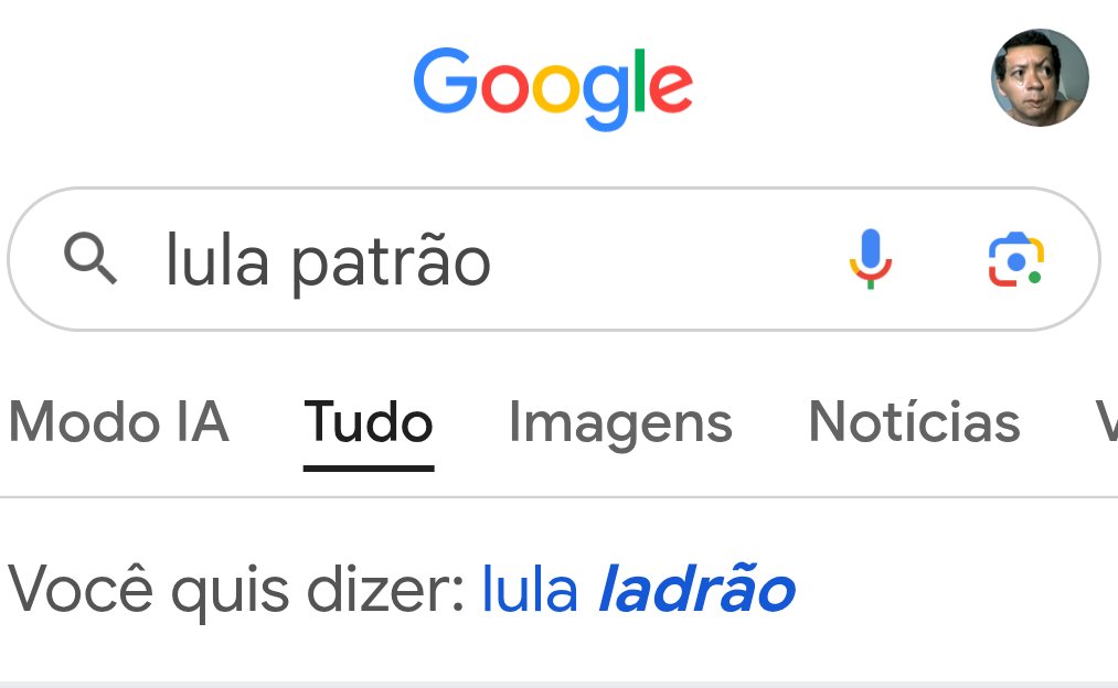 romes_sergio's tweet photo. O Lula deve ser só um testa de ferro , pq PATRÃO ele não é !
2° o google . https://t.co/LGByVSETIy