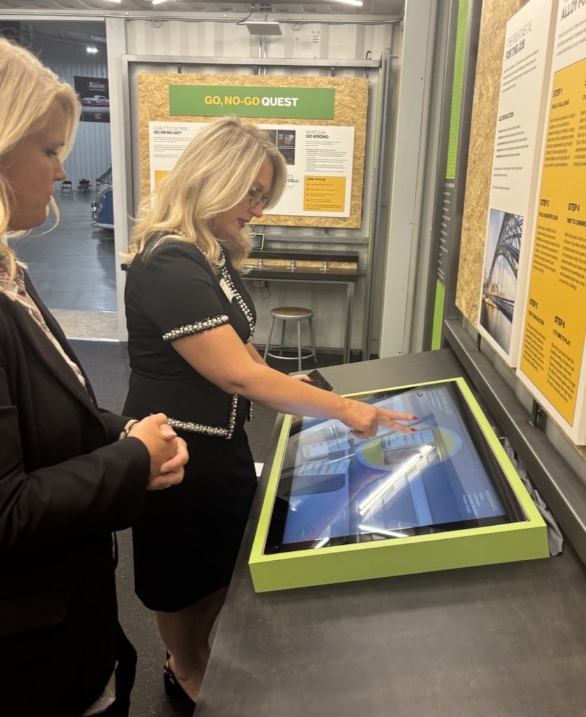 SecJennerIN's tweet photo. Our visit across northeast Indiana continued with a great check‑in with local superintendents, followed by a tour of J. Kruse Education Center where students of all ages are exploring careers, getting personalized career guidance, and discovering the path that's right for them! https://t.co/V5KAxEdR0x
