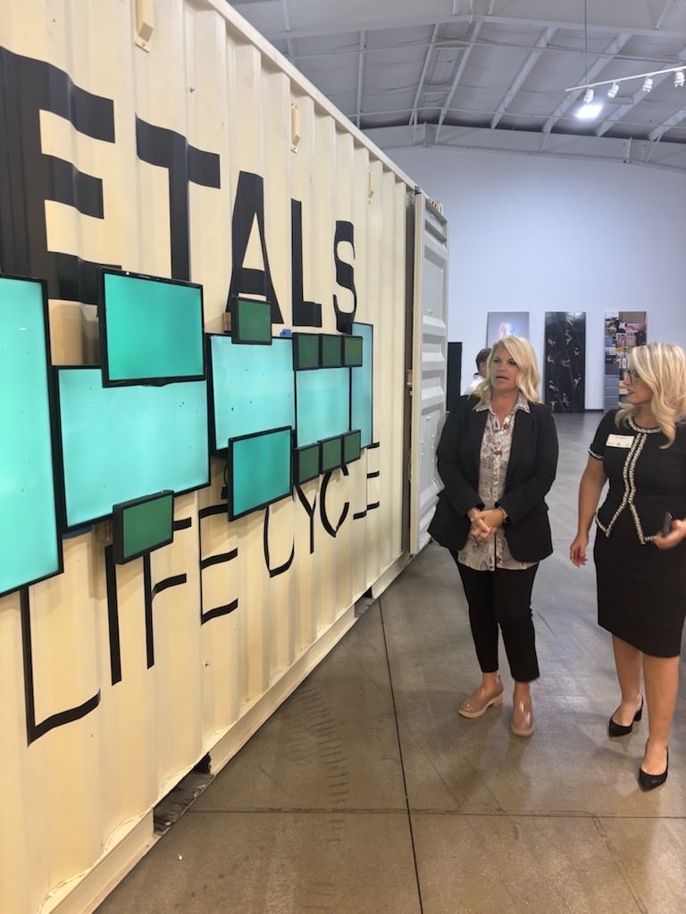 SecJennerIN's tweet photo. Our visit across northeast Indiana continued with a great check‑in with local superintendents, followed by a tour of J. Kruse Education Center where students of all ages are exploring careers, getting personalized career guidance, and discovering the path that's right for them! https://t.co/V5KAxEdR0x