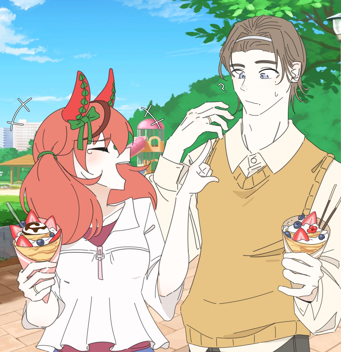 dol1_dwap's tweet photo. some umatore couples i doodle 

#umamusume #ウマ娘 ㅤ https://t.co/P2ZZsaMegU