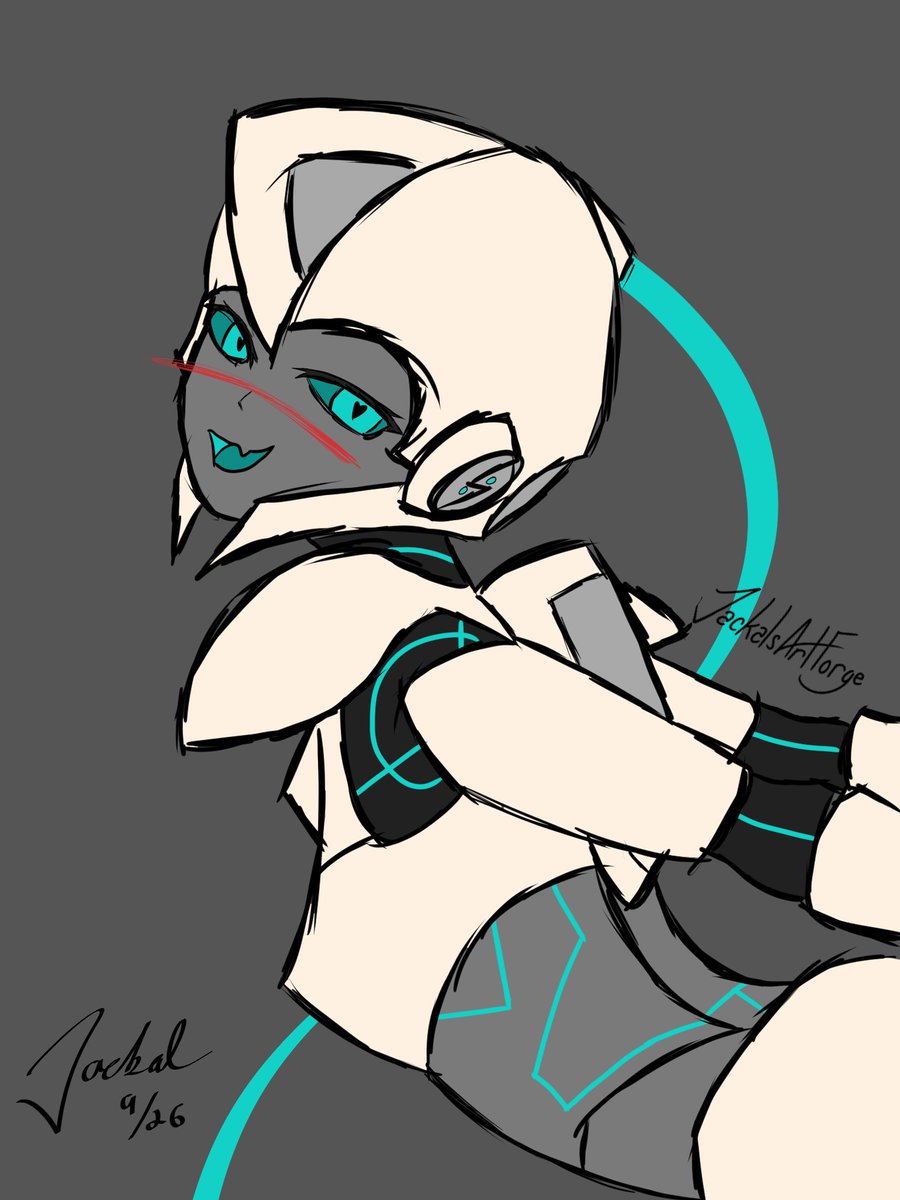 JackalsArtForge's tweet photo. Christ y'all are degenerates lmao
Fine, here's Vesper.
Y'all asked and y'all know who you are.

#mecha 
#OCart 
#youaskedforthis https://t.co/pa9xnYtQ6z