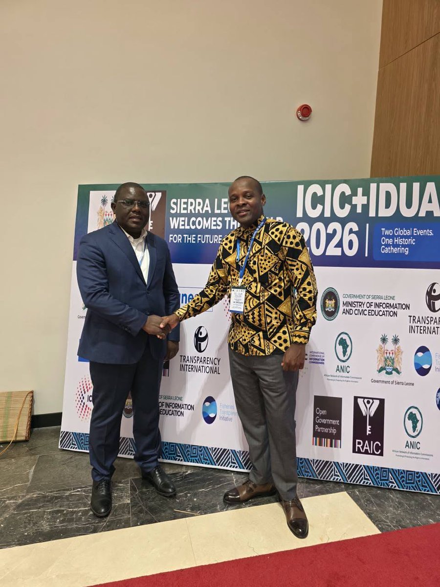 camdliberia's tweet photo. Our Dir, @TawehJ , is  participating in the 17th Conference of Information Commissioners &amp; UNESCO International Day for Universal Access to Information at the Julius Maada Bio International Conference Centre in Lungi, Sierra Leone.   We're grateful to @UNESCO for the support https://t.co/Kuol6pZcwT