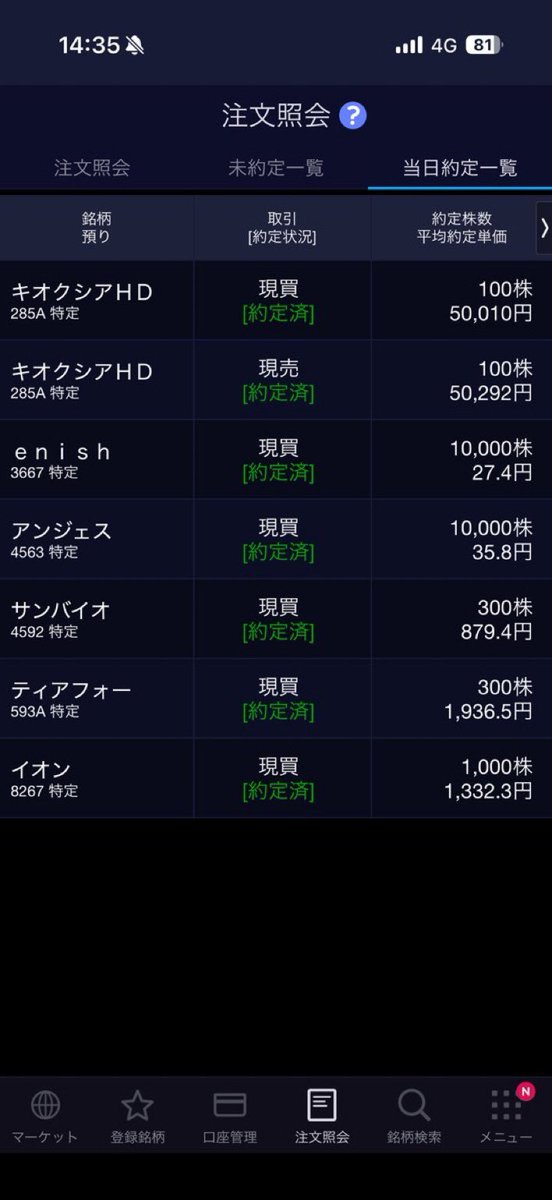 zosentarou10's tweet photo. 宝くじ感覚で

アンジェス 10,000株
enish 10,000株
サンバイオ 300株
買いました🙈🎰✨

どれか1つでも爆発してくれれば
人生変わるのにな...🥲💰✨🌈 https://t.co/5qJEFWRRf1
