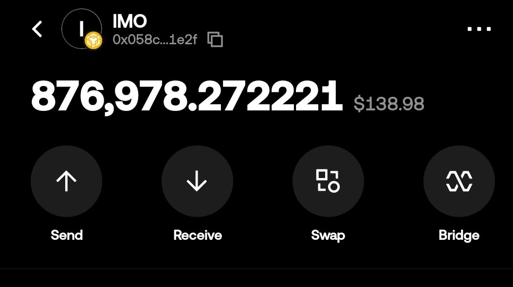 monocoinbnb's tweet photo. 🎁 #Giveaway 

💰 60K $IMO  FREE

💬 Drop your $BNB wallet address below
❤️ Like &amp; 🔁 Repost

🪙 $IMO
CA: 0x058ca3a2a32ad84247376d1bd8fadc6260651e2f

 #Airdrop #BNBChain #Crypto https://t.co/AHPANaho5B