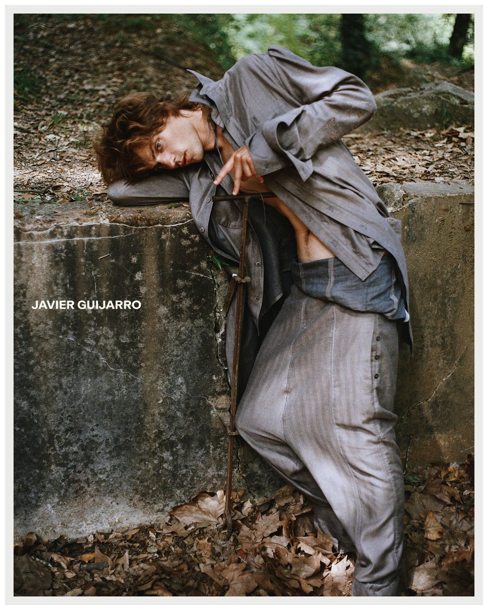 javierguijarr_o's tweet photo. javier guijarro fw26 campaign shot by brett lloyd https://t.co/qczLPZDGjm