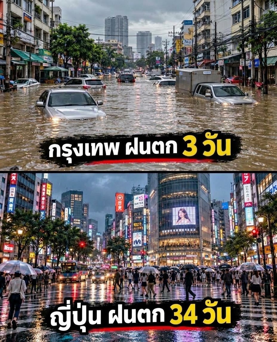 AAFunny55's tweet photo. ❗️❗️❗️❓️❓️
.
#น้ำท่วม #กรุงเทพ #ญี่ปุ่น https://t.co/oUYmRlJLTy