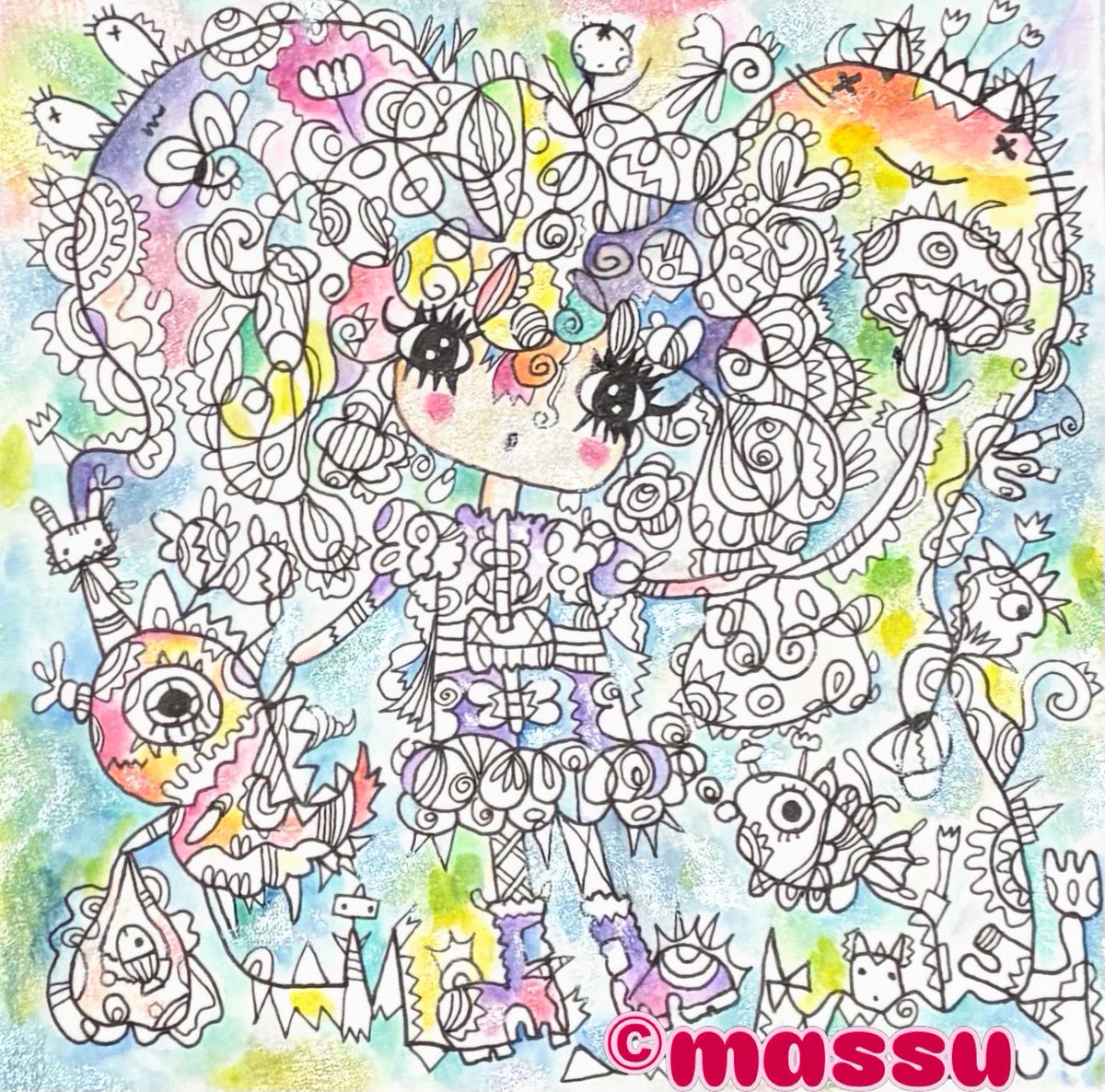 massumassu8's tweet photo. おはようございます🥰

girl🩷スクエアです

デザフェスギャラリー原宿出展まで
2ヶ月ちょい🩷

頑張らないと😅
#デザフェスギャラリー原宿
#massu https://t.co/2C9qXsWPu5