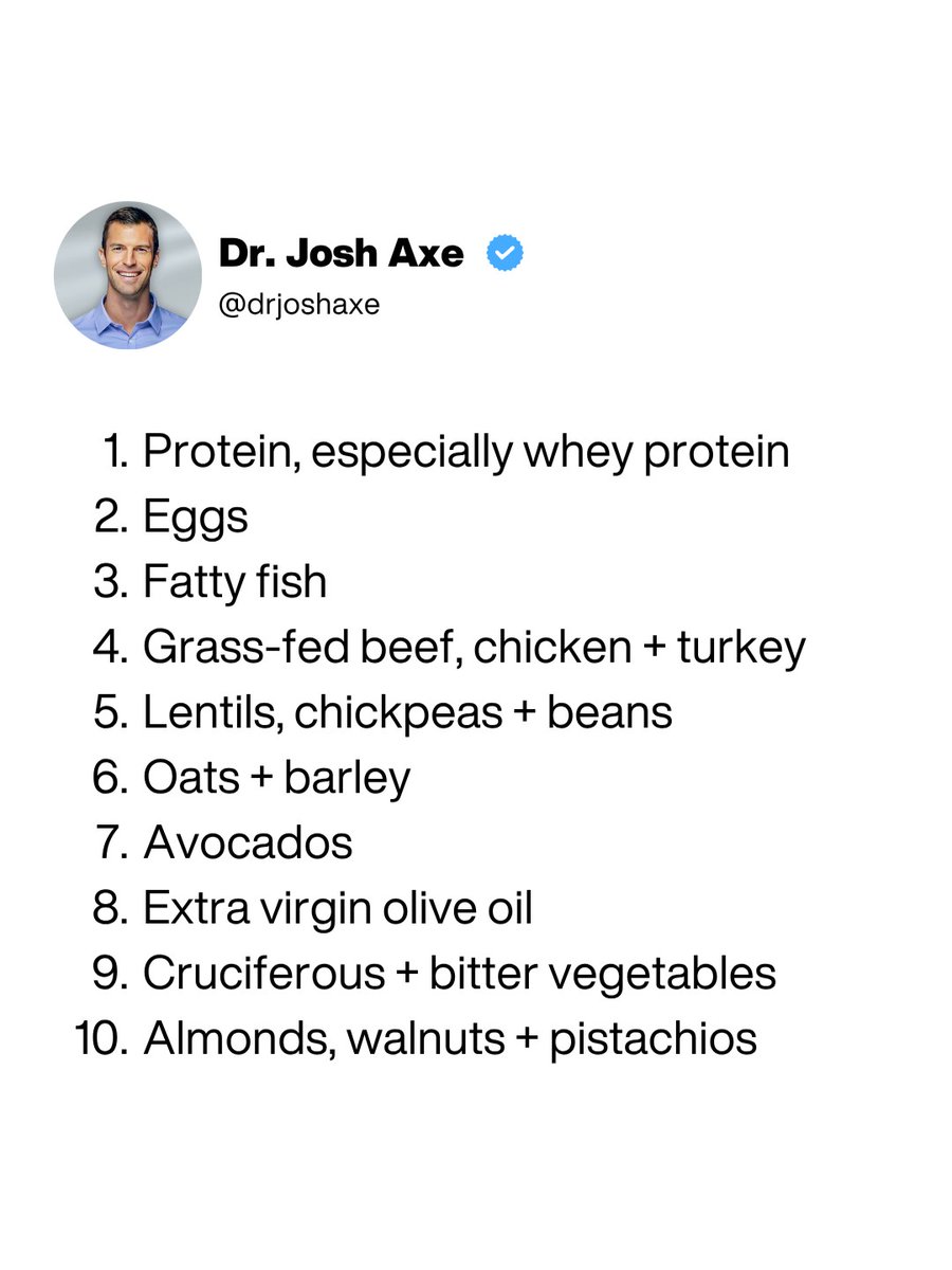 drjoshaxe's tweet photo. Your body already produces GLP-1 naturally...and what you eat can help support that process.

Some of the best foods for supporting GLP-1 have a few things in common: protein, fiber, polyphenols and healthy fats.

Click the link (or head to the link in my bio) to access my full masterclass where I dive into the myths behind today’s trendy GLP-1 medications, what most people aren’t being told, and the truth about creating sustainable, long-term weight loss: https://t.co/OU7aUJPX4I

#weightloss #glp1foods #naturalhealing