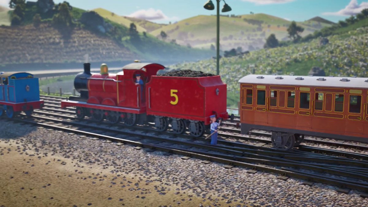 starlightfan02's tweet photo. Surprised no one seems to have noticed it
But the steam engines have no fireman in Railway Stories
It's just a driver
Maybe that's why the engines are so weak..... https://t.co/cE8oplsk7Q