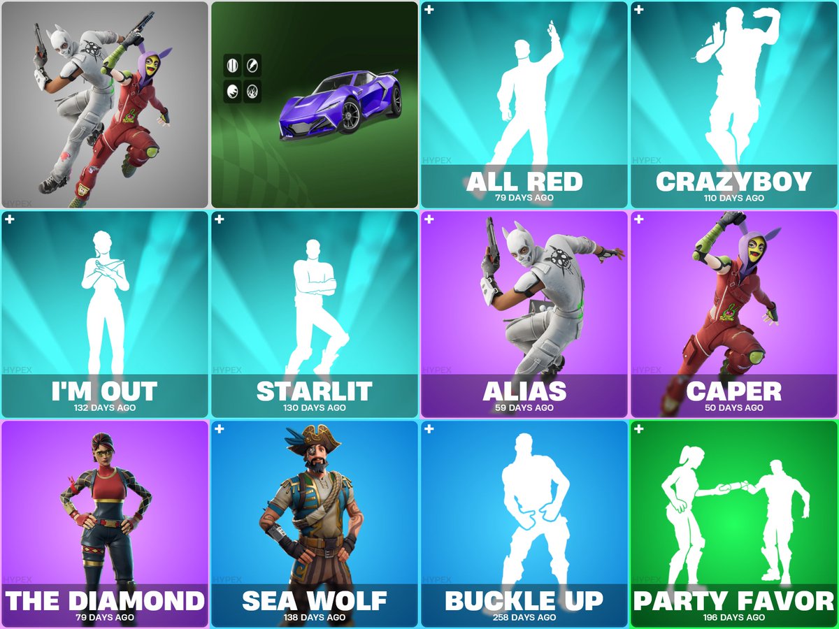 ## New post from @hypex LEAKED FORTNITE SHOP TONIGHT RAREST 