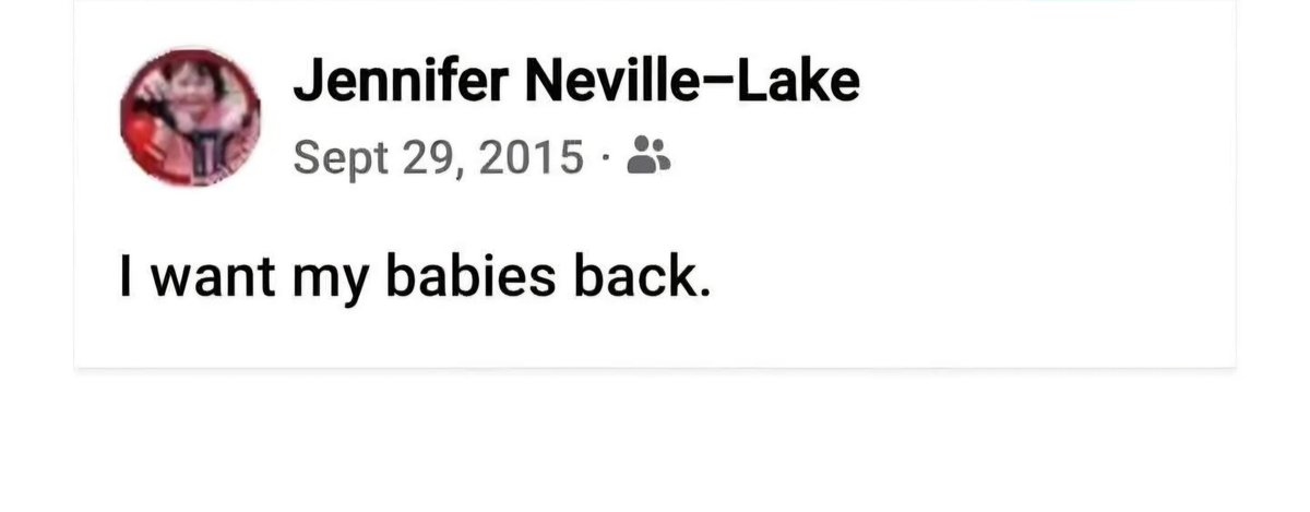 isda1979's tweet photo. 11 yrs ago today
I haven't been allowed to see Daniel yet
This is the longest I have ever gone without seeing or speaking to my children in my life
OMB I am bleeding
My phone rings
Their little bodies are being released
I learn about autopsies
MY CHILDREN'S AUTOPSIES
I can finally see my son.