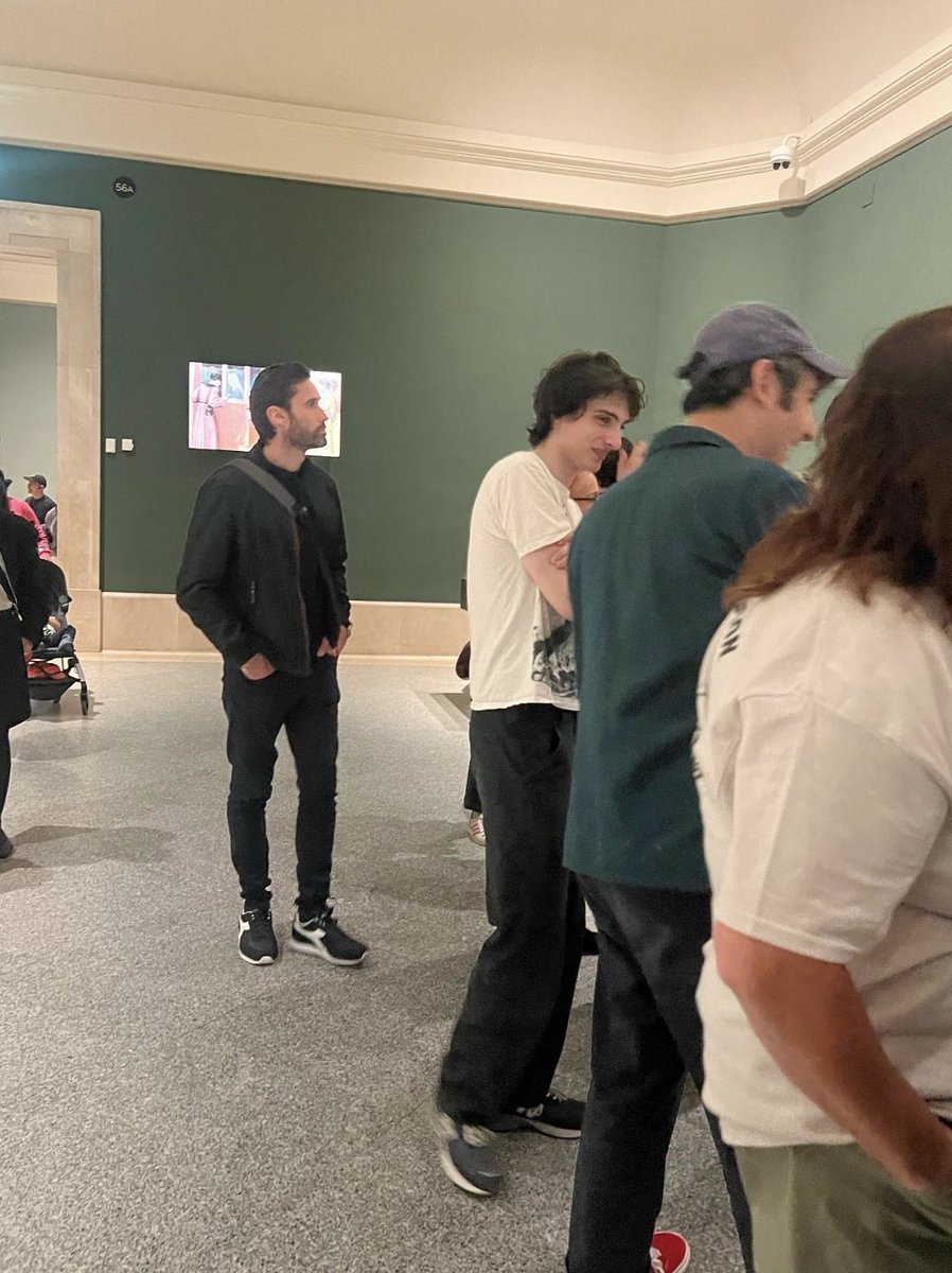 itst0rip's tweet photo. Pictures that were sent to me when my friend saw Finn at Museo Del Prado back in 2024 https://t.co/cSuGpGge7s