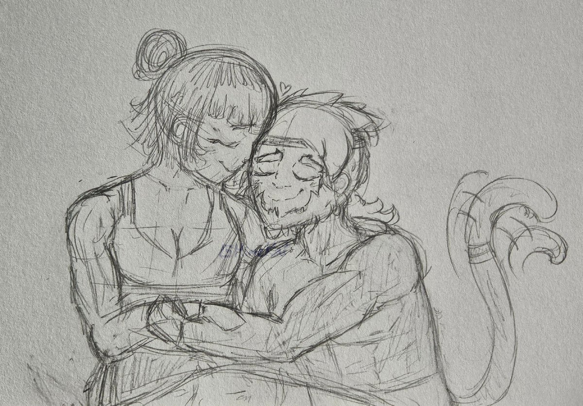 HimeKatio's tweet photo. Some Wume art of Hime and Wukong. Sun Wukong OC by @YourPyromaniac #oc #art #ocxoc https://t.co/lyBrmmrU3E