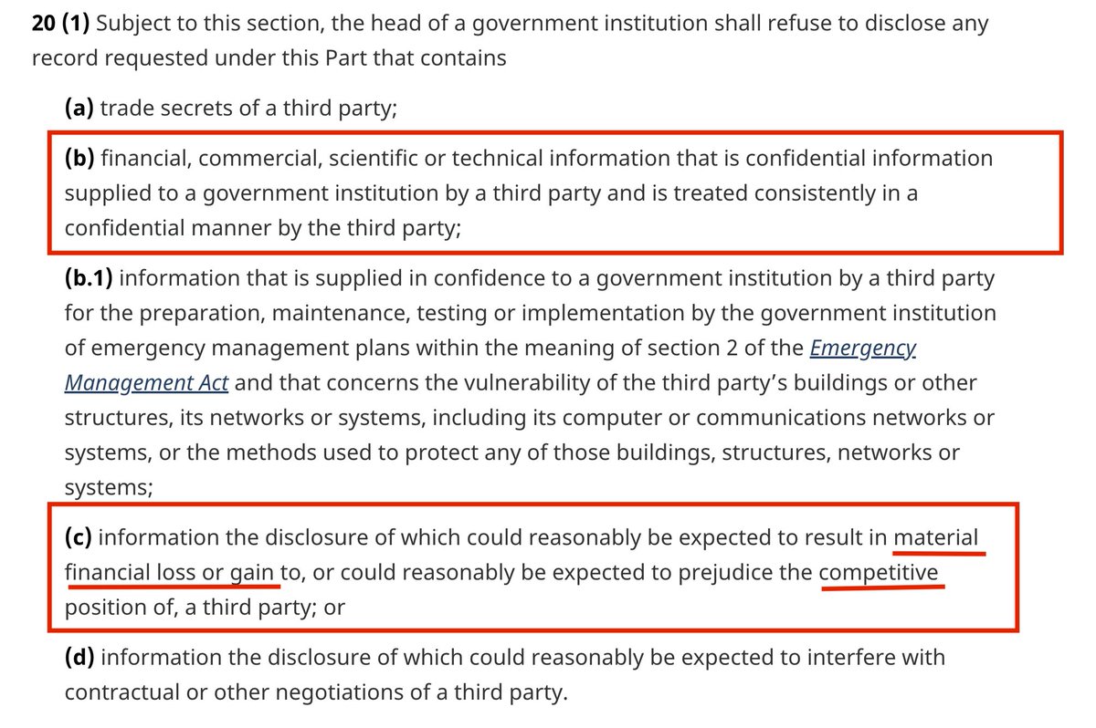 LionAdvocacy's tweet photo. The document on the left was the initial ATIA response; on the right is the same document, ordered un-redacted, by the Office of the Information Commissioner. Red highlights show what was initially kept hidden (to protect Pfizer.)
Sourced from:
https://t.co/2937lhlCKr
ATIA👇 https://t.co/Ihmkz4ntX0