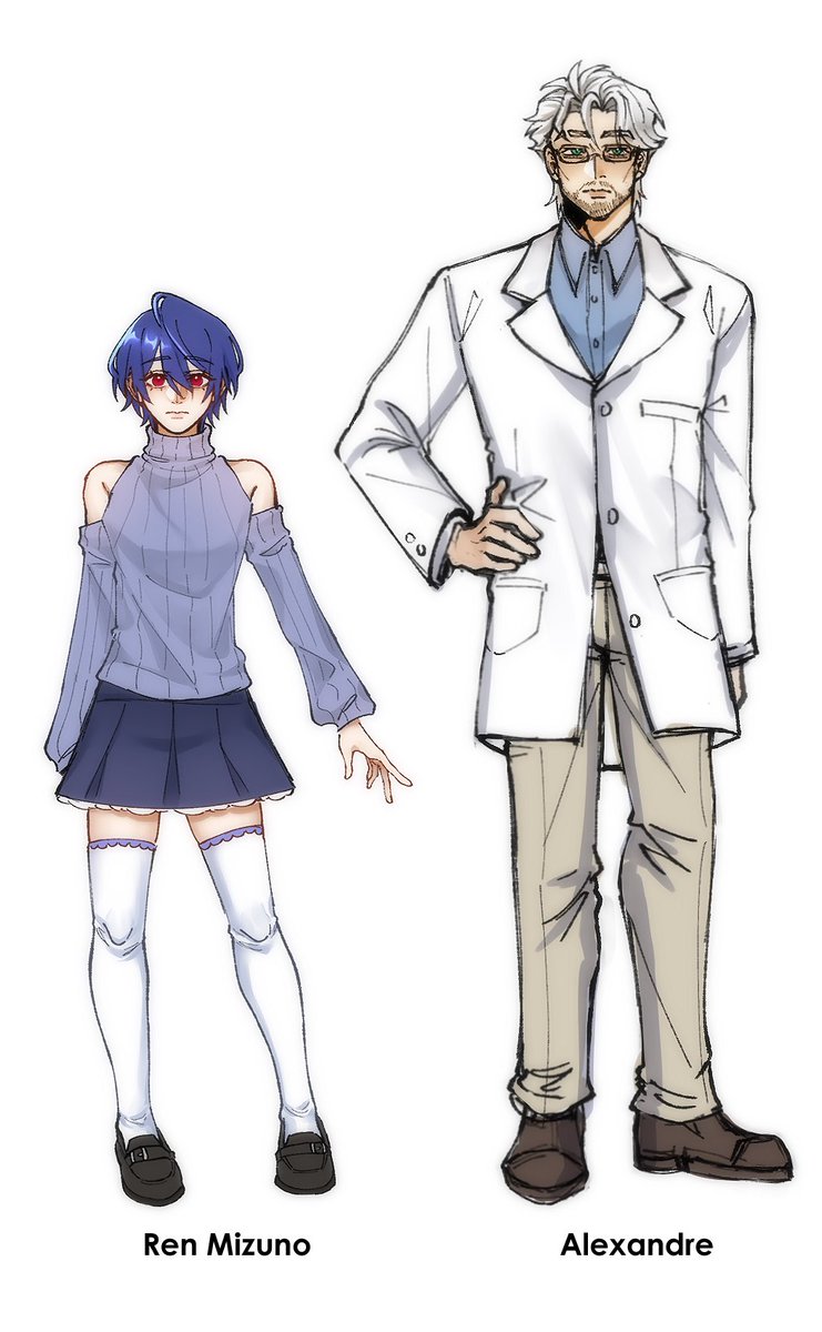 DextrielL's tweet photo. Let me introduce some of my OC that is more likely will be used for future personal projects such as Doujins and maybe Visual Novel… #OC https://t.co/UnZxuQrRiI
