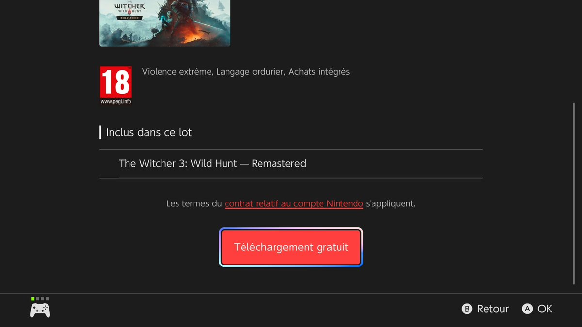 SwitchActu's tweet photo. Si vous possédez The Witcher 3 sur Nintendo Switch en version physique, vous pouvez récupérer très facilement la version Remastered sur Nintendo Switch 2 gratuitement !

Assurez-vous que la cartouche est dans la console, puis que le jeu est bien à jour (4.04d). Lancez-le, et dans le menu principal, vous aurez un onglet "Disponible sur Nintendo Switch 2".

Appuyez dessus, suivez les étapes, puis lancez le téléchargement du remaster !