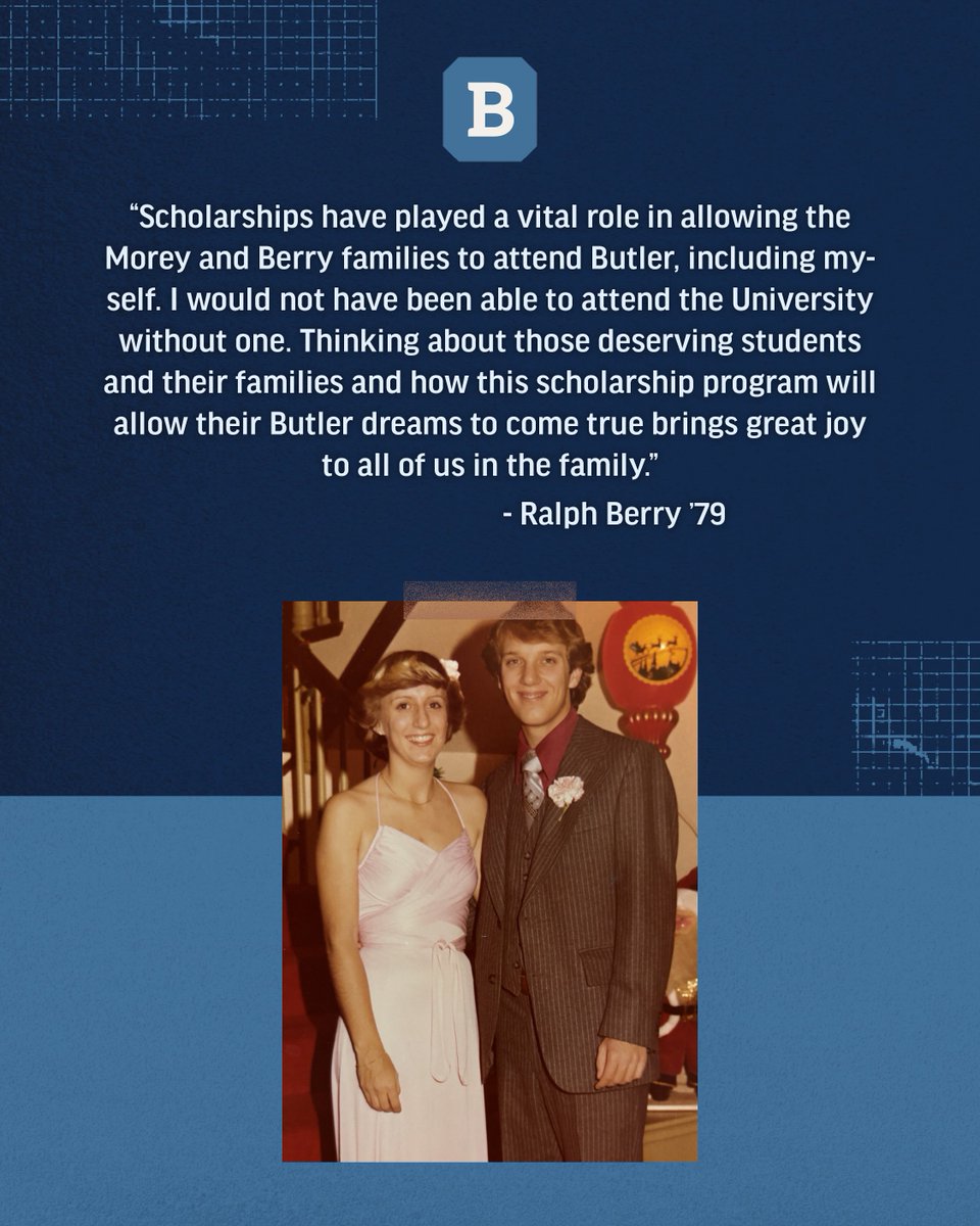 butleru's tweet photo. Butler recently received a gift of more than $12.6 million from the late Margaret Ice Morey ’29 and Albert Morey Sr., the largest estate gift in University history. The gift will permanently endow an existing scholarship program. Learn more: https://t.co/VjfrepwKje https://t.co/SnYj7M5bLQ