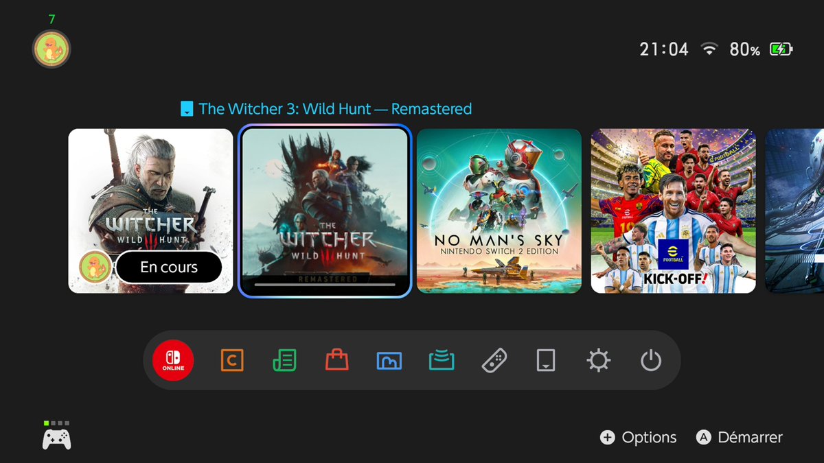 SwitchActu's tweet photo. Si vous possédez The Witcher 3 sur Nintendo Switch en version physique, vous pouvez récupérer très facilement la version Remastered sur Nintendo Switch 2 gratuitement !

Assurez-vous que la cartouche est dans la console, puis que le jeu est bien à jour (4.04d). Lancez-le, et dans le menu principal, vous aurez un onglet "Disponible sur Nintendo Switch 2".

Appuyez dessus, suivez les étapes, puis lancez le téléchargement du remaster !