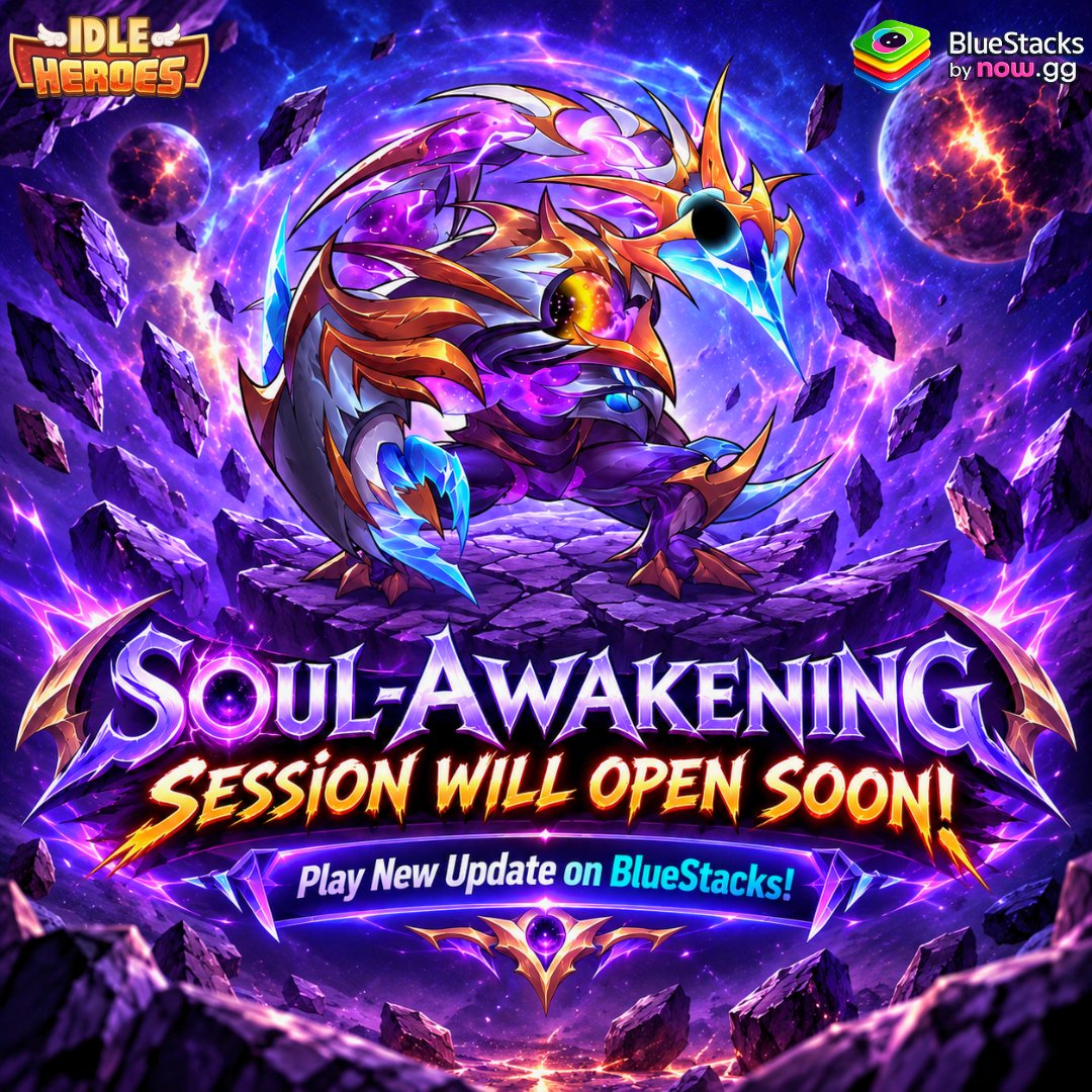 ReikoPorstzgt's tweet photo. The Soul-Awakening Session is live in Idle Heroes, with incredible tier rewards! Log in daily to claim 7 free Enchanted Cards, test your strongest teams in Card Clash of Illusion, farm Transcendence Copies Selection Chests and Contract Starry Gems, https://t.co/GHnyFBnVrv