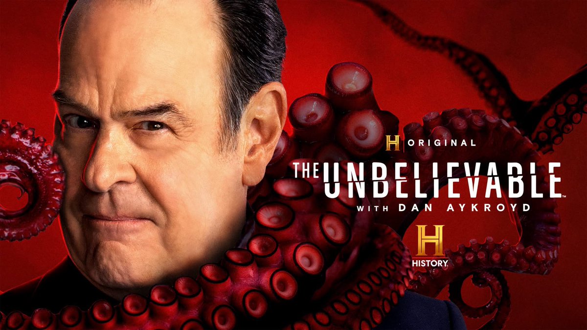 dan_aykroyd's tweet photo. Ordinary days just got a little more extraordinary. Catch all new episodes of #TheUnBelievable October 2, 9/8c only on The History Channel. https://t.co/R1IpMJtpge