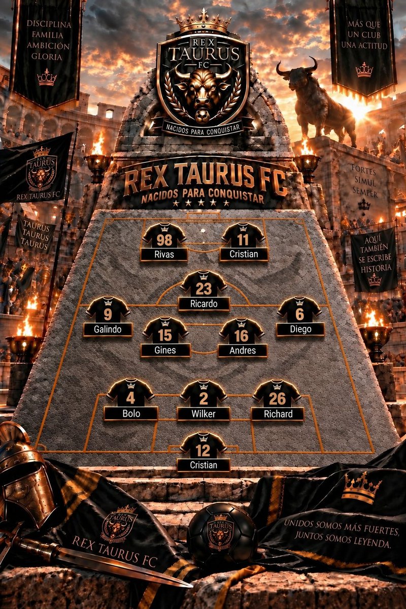 RexTaurusFC's tweet photo. Hoy 29/09/2026

Estamos preparados para la batalla! Participaremos en torneo relampago de @LaCasadeClubes @AFJSpain 

Podreis seguir nuestros partidos en directo, inicio retrasmision 22h.

 Nuestro canal de twitch: rextaurusfc https://t.co/LKSqEm7RYB