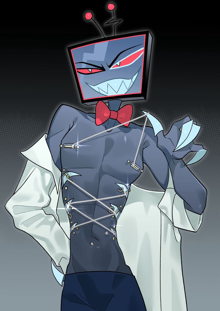 Anonymous_Jian's tweet photo. idk why I drew this but here is a piercing Vox https://t.co/zs4HHEwqmc