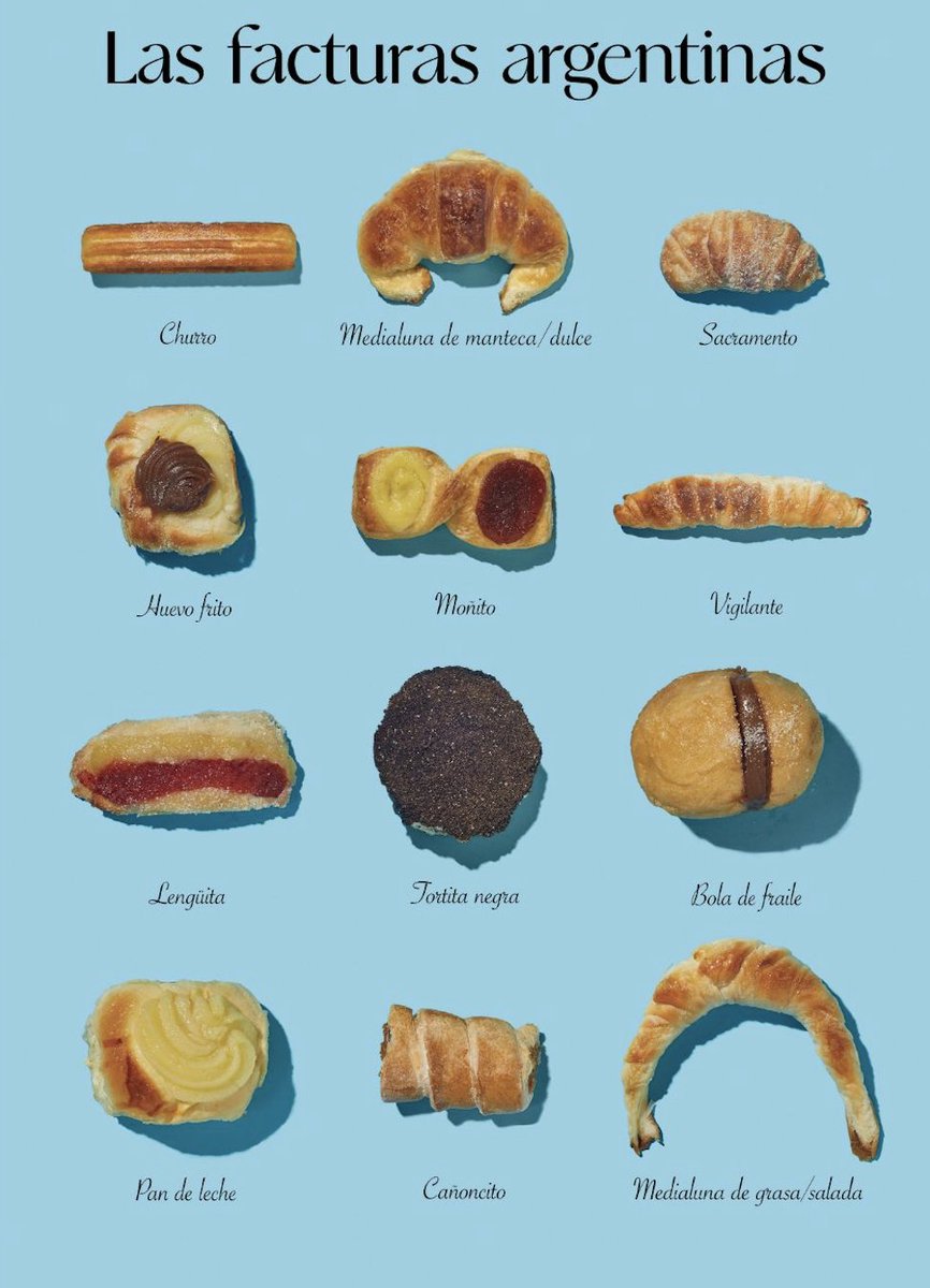 morfyapp's tweet photo. Y si tuvieran que elegir una factura para toda la vida, cuál elegirían? 
Por acá claramente una con dulce de leche https://t.co/bWyhxuF1H5
