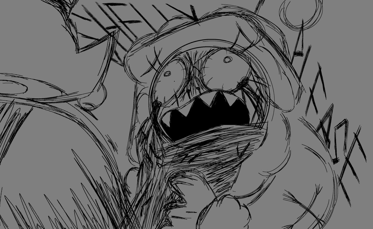 pytholiusmogus's tweet photo. I changed my pfp to DETG, so cool.
Have a drawing of Twisted Shelly strangling Bobette until her head breaks.
This is a teaser btw.
#dandysworld #dandysworldshelly #dandysworldbobette #thegardenviewinvestigation #gvi https://t.co/visnebT5nC