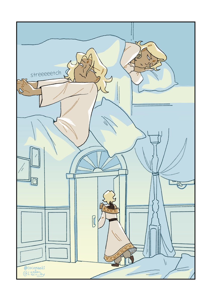 coconaoki's tweet photo. Jampires Chapter 6 Part 1!

And another shout out to @gatsbeetle for his Shadow Milk writing, and to my co-creator @xaistolis !
(1/2) https://t.co/sSmMlwMF67