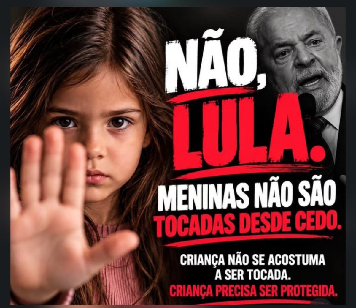 GracianeDell's tweet photo. Vergonha desse sujeito... 
Deixem nossas crianças em paz https://t.co/vgMWZtIge7