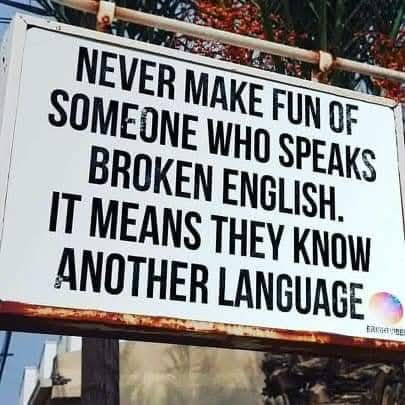 learnenglish007's tweet photo. @ThereSofie Some people regard being monolingual as being a "special power", unfortunately. https://t.co/W2BO6wyz0X
