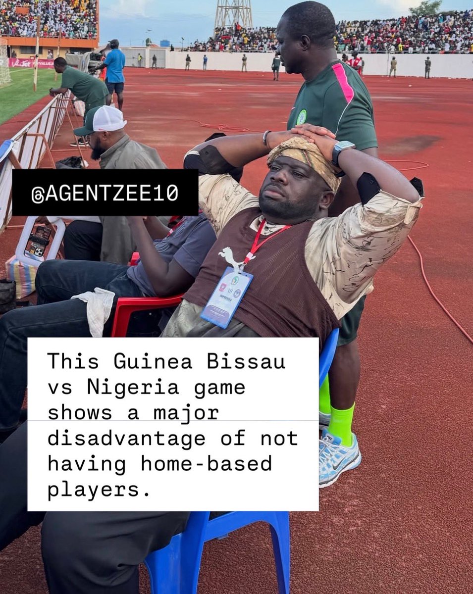 Adesoji_Adereti's tweet photo. Maybe one day I’ll get a chance to work with the Super Eagles. I understand them too well.

 #GNBNGA #AFCONQualifier Eric Chelle Lookman Nwabali https://t.co/Kp2S8J7j9D