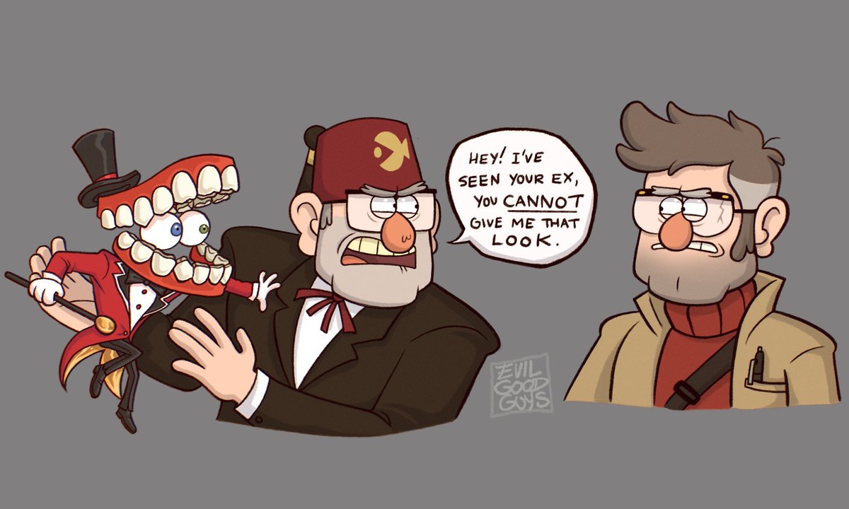 evilgoodguys's tweet photo. a top hat and bow tie really does it for these two, huh?
#gravityfalls #theamazingdigitalcircus https://t.co/6VfT32oIzj