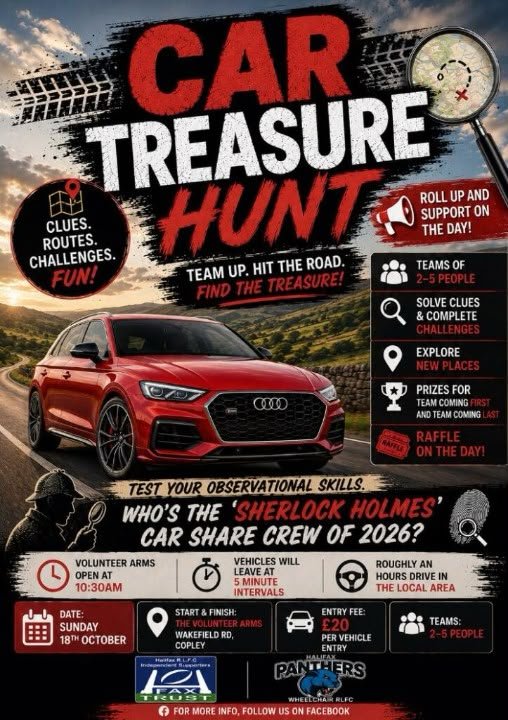 faxtrust's tweet photo. Join us and Halifax Panthers Wheelchair Rugby League for this fun event! Book your place by contacting Malcolm Kielty on 07946 510900 https://t.co/iQ2OUIVDkR