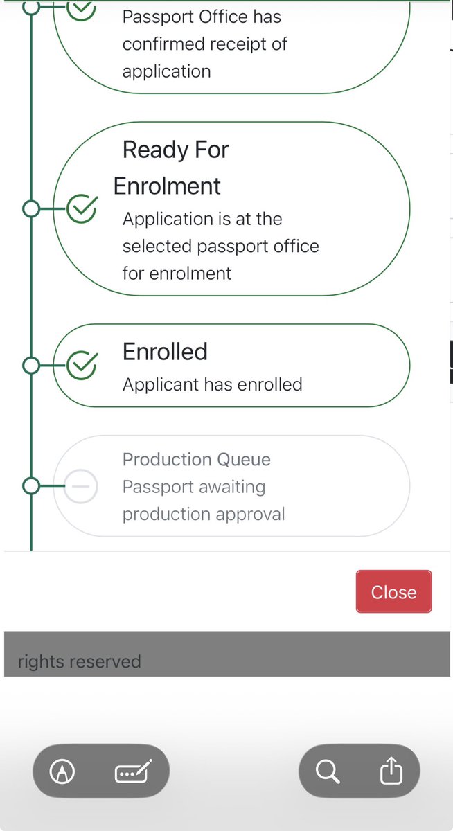 AdebusolaSteve's tweet photo. @nigimmigration @nigimmigration,
Please can you help me?
Attached is my son’s passport tracking update since he attended London office for biometrics on the 5th of August. Every effort to contact the London office has been unsuccessful. 
Kindly help! https://t.co/68Gn99GJg0