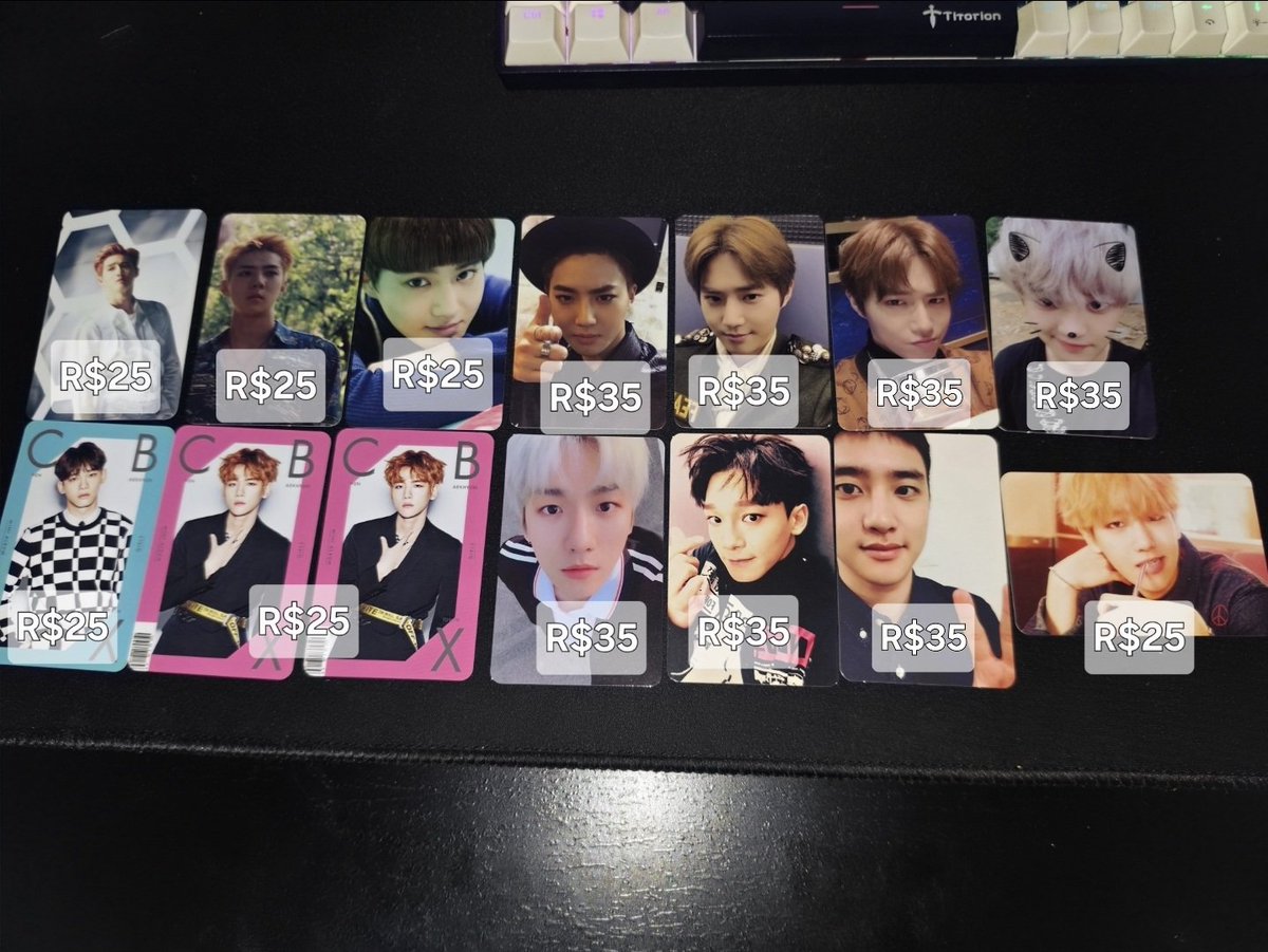 kaiversek's tweet photo. DROP EXO, Stray Kids e Xdinary Heroes

Estou dropando boa parte da minha coleção pois não estou mais tão focada em colecionar e estou juntando dinheiro para outro objetivo 

Valores nas imagens + frete

Valores foram estimados com base no que paguei e média de valores que achei https://t.co/PB5BeEG2J3